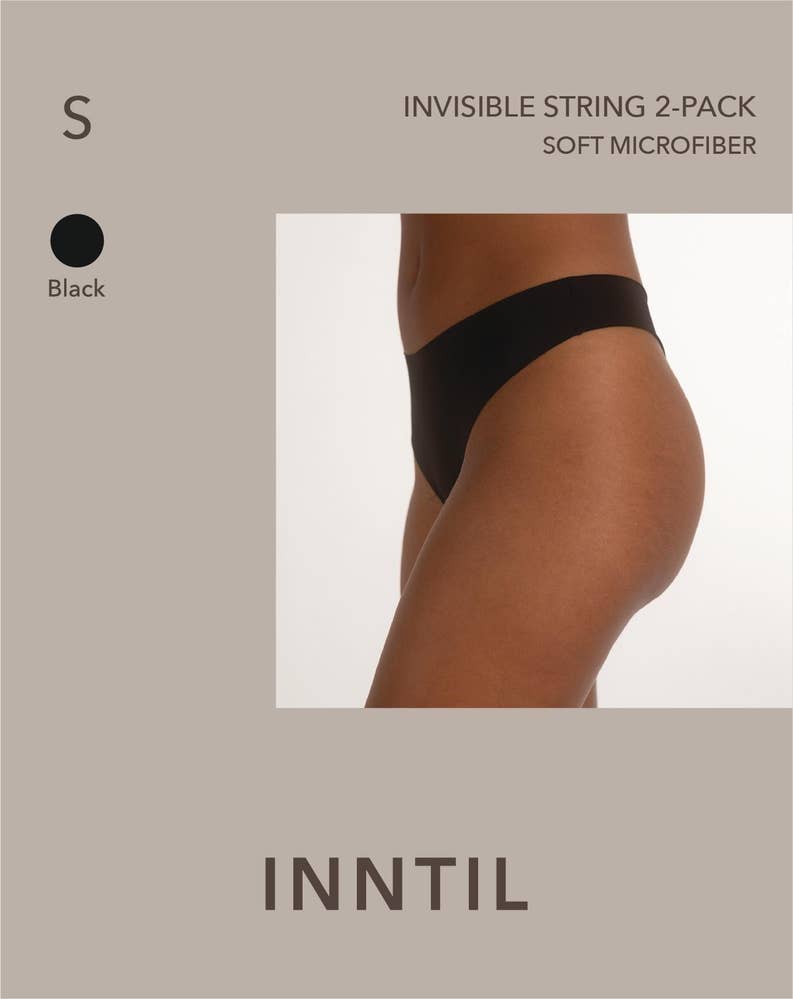 Inntil Sømløs string Sort, str. S