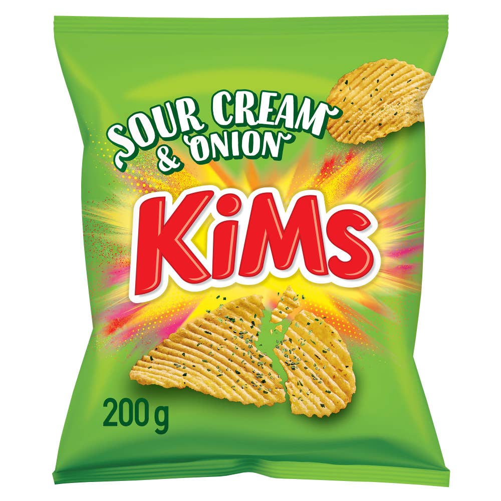 Kims Potetgull sour cream & onion