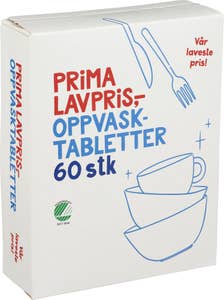 Prima Lavpris Maskinoppvasktabletter 60 stk
