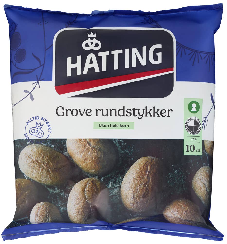 Hatting Grove Rundstykker 10stk