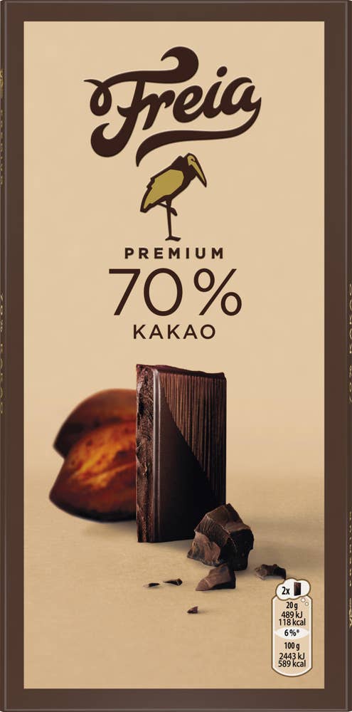 FREIA Premium Dark 70% Cocoa