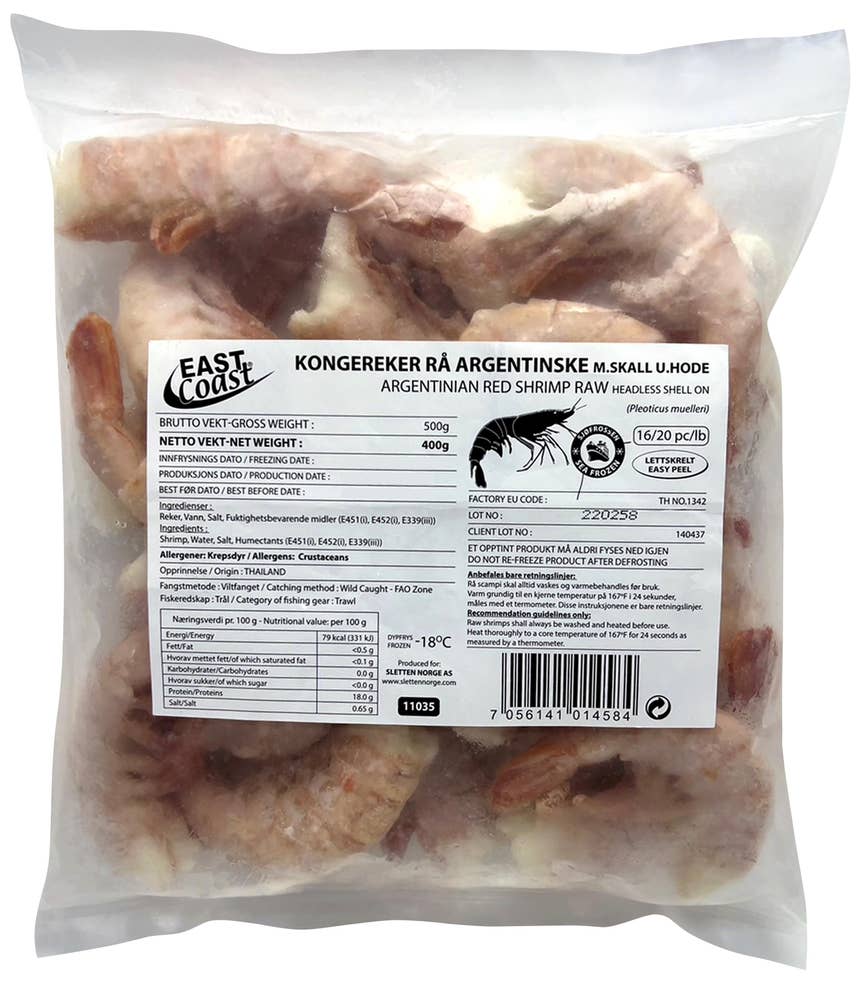 Ec Røde Argentinske Kongereker Rå