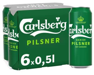 Carlsberg Pilsner 6 x 0,5L