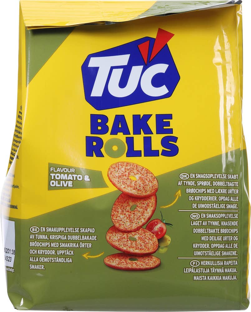 TUC Bake rolls Tomat & oliven