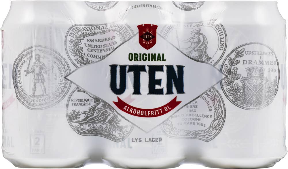 Aass Bryggeri Aass UTEN Original 6 x 0,33l