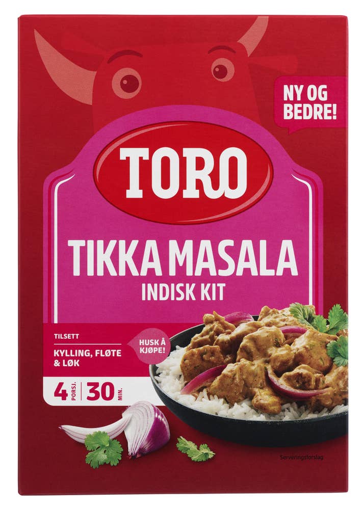 Toro Tikka massala indisk kit 4 porsjoner