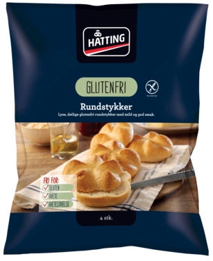 Hatting Glutenfrie Rundstykker 4 stk