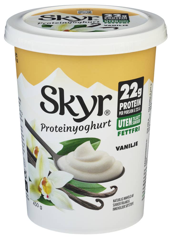 Q SKYR® proteinyoghurt vanilje Fettfri og laktoseredusert