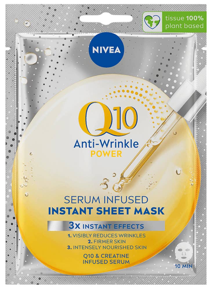 Nivea Q10 Anti-Wrinkle Power serum infused sheet mask