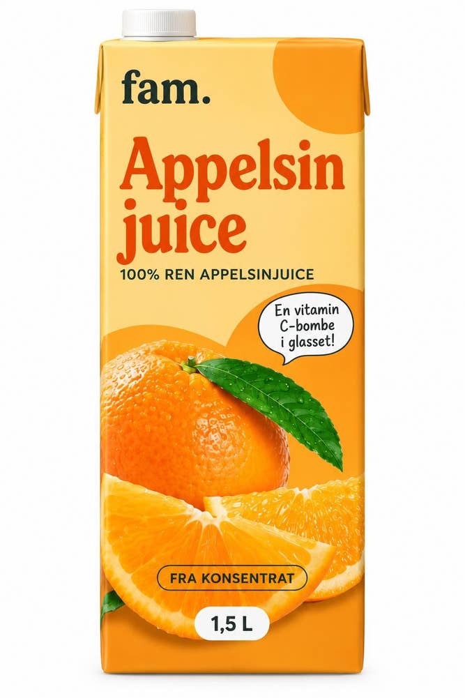 Fam. Appelsinjuice