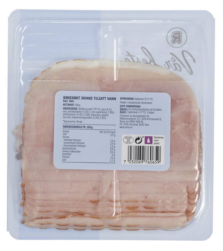 R Vår Beste Bøkerøkt Skinke