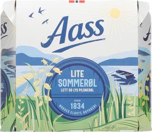 Aass Bryggeri Aass Lite Sommerøl 6 x 0,5 l