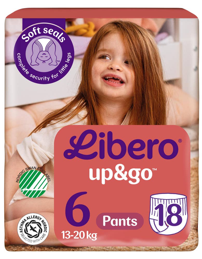 Libero Up & Go buksebleie Str. 6, 13-20kg