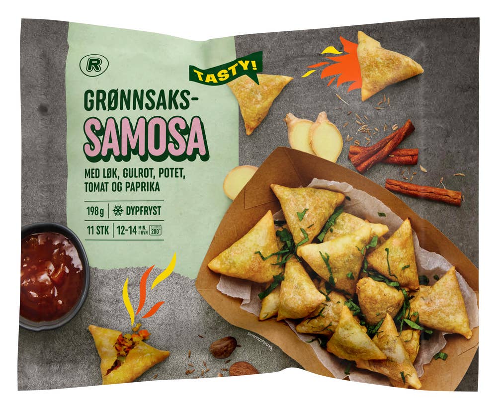 R Grønnsaks-samosa 11 stk