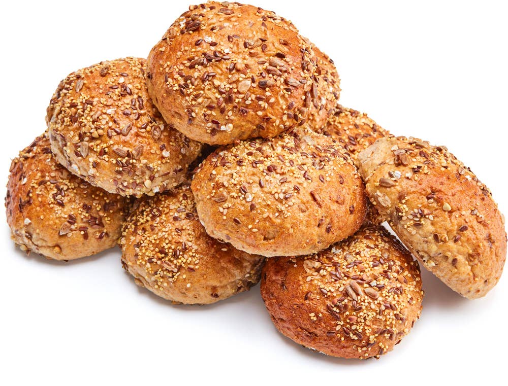 Den Gode Baker Grove økologiske rundstykker Halvstekte