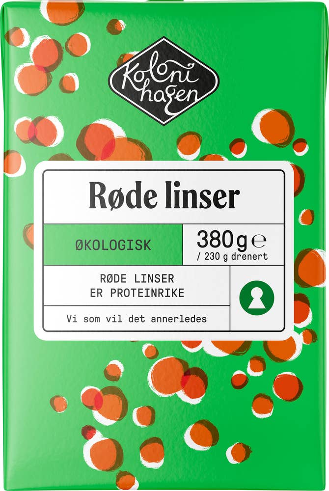 Kolonihagen Røde linser Økologisk