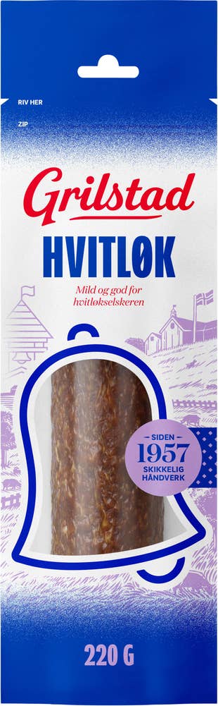 Grilstad Hel hvitløkspølse