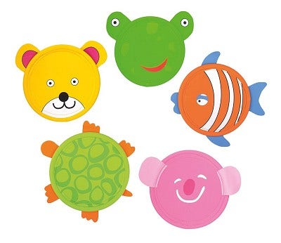 Sprell Frisbee med dyreansikt Assortert variant