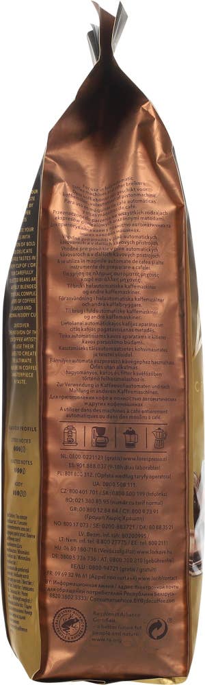 L'Or Crema Profondo 100% Arabica Intensitet 7, hele bønner