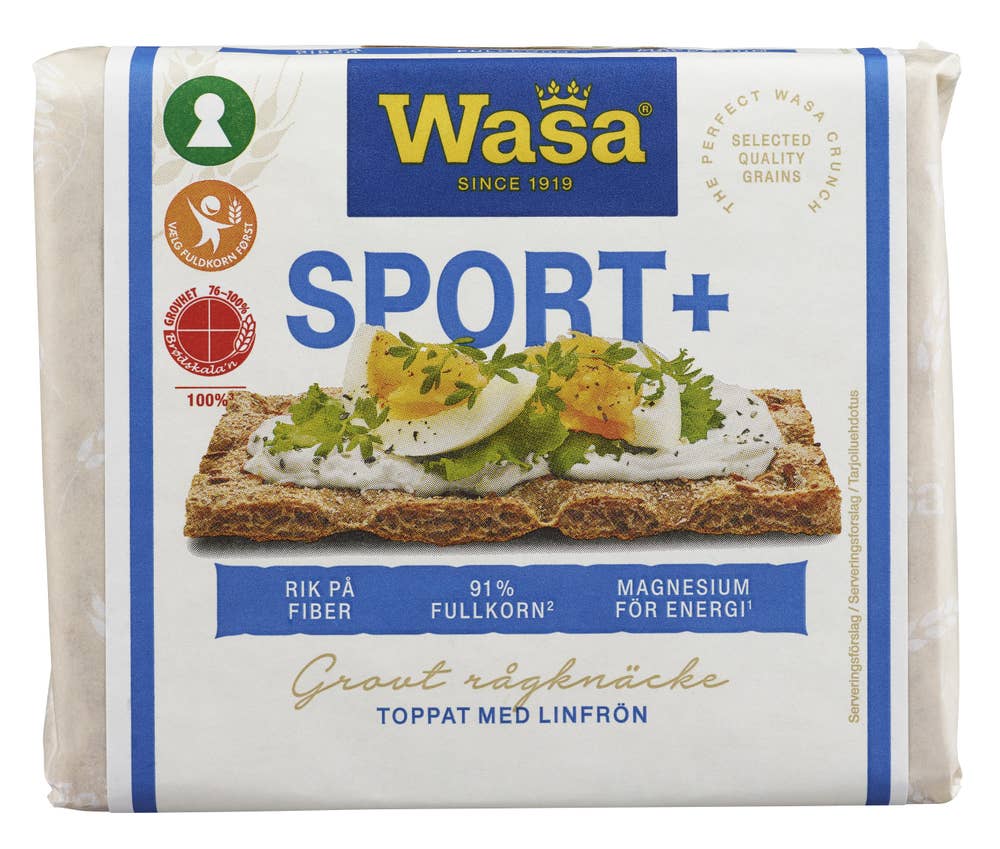 Wasa Knekkebrød Sport+