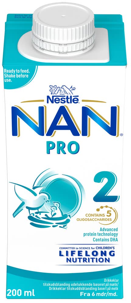 Nestlé Nan NAN Pro 2 drikkeklar fra 6 mnd