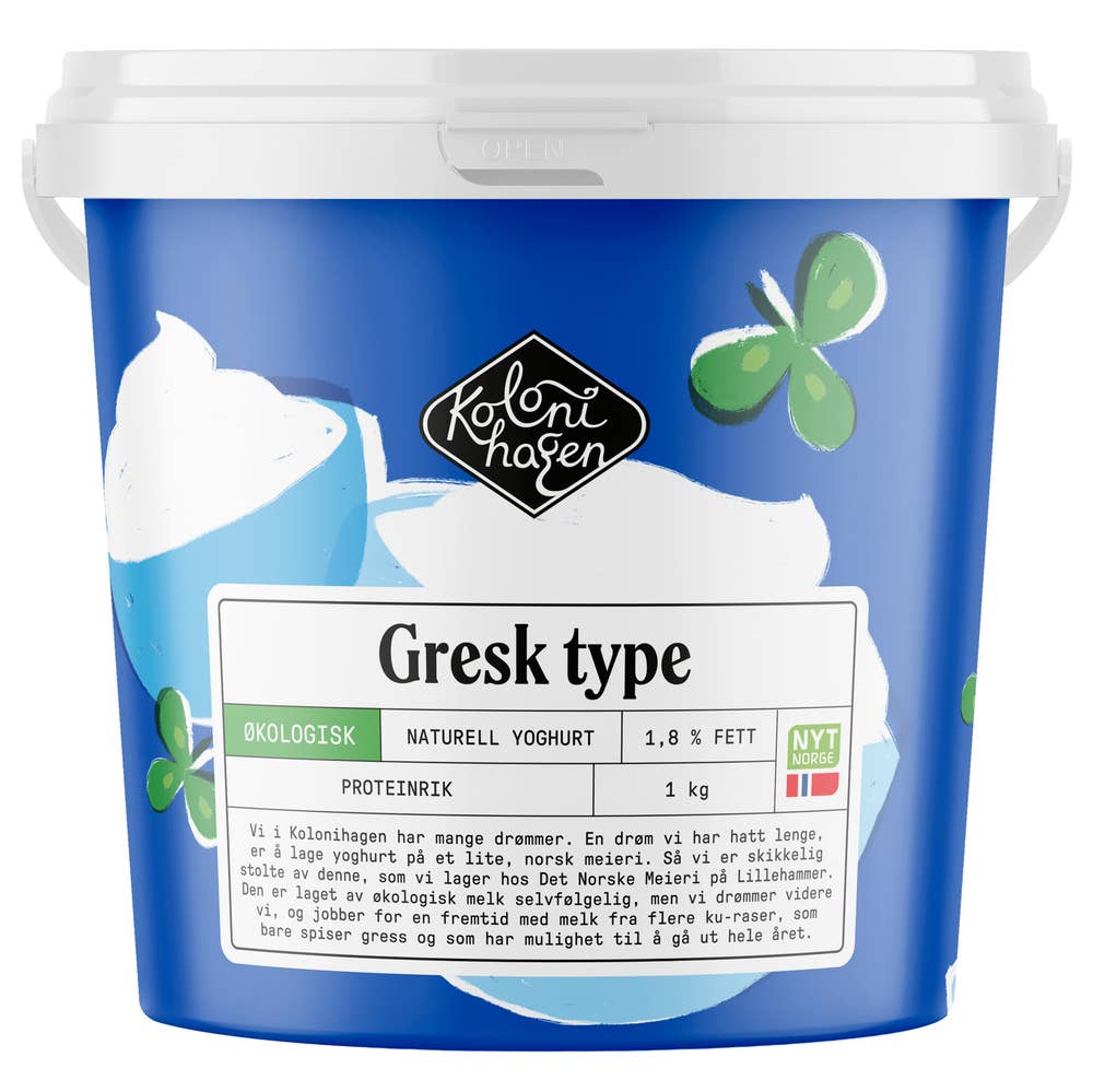 Kolonihagen Gresk inspirert yoghurt