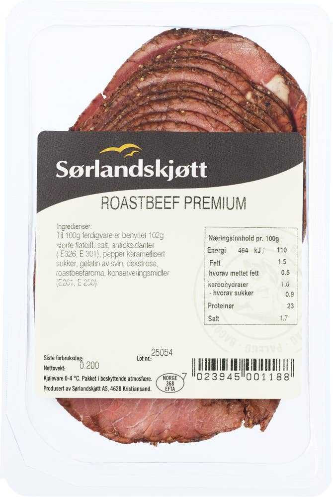 Sørlandskjøtt AS Roastbeef Grillet