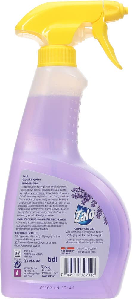 Zalo Oppvask- & kjøkkenspray lavendel