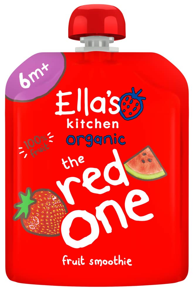 Ellas Økologisk fruktsmoothie The Red One Fra 6 mnd