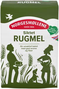 Norgesmøllene Siktet rugmel Finmalt