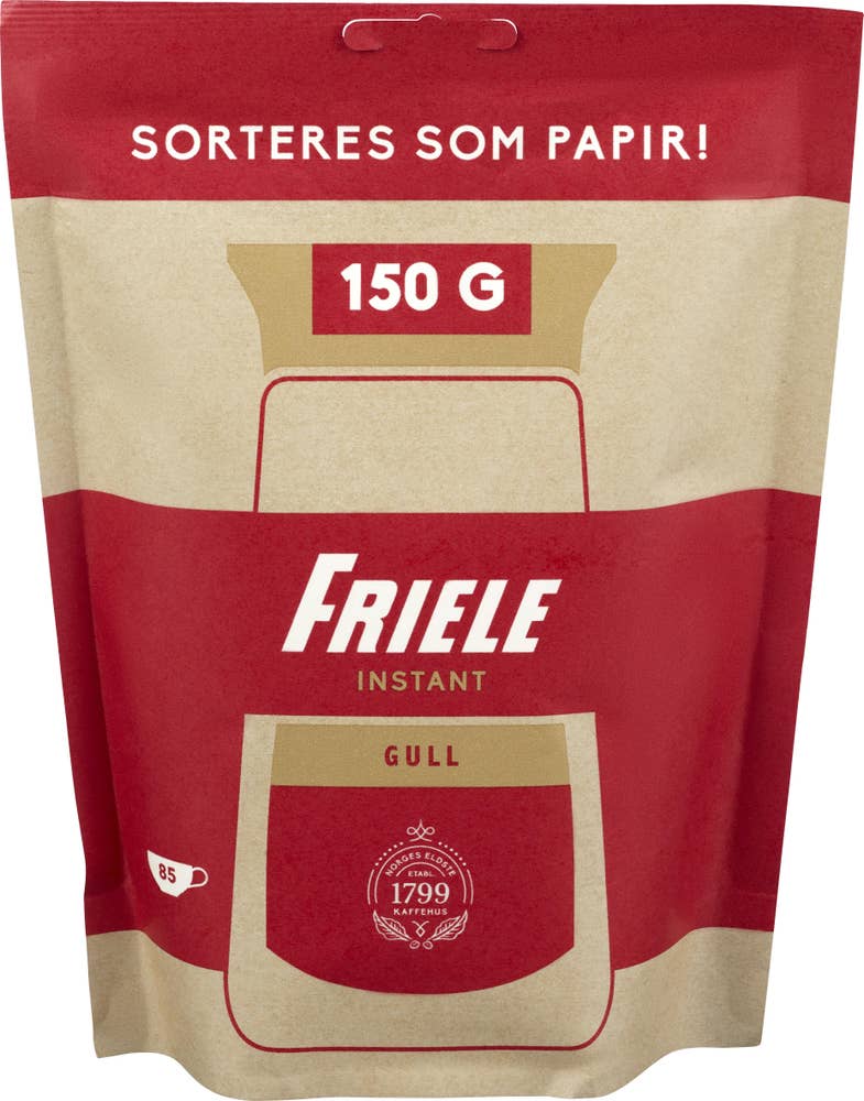 Friele Instant Gull refil Pulverkaffe