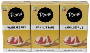 TINE Piano vaniljesaus 3 x 250 ml