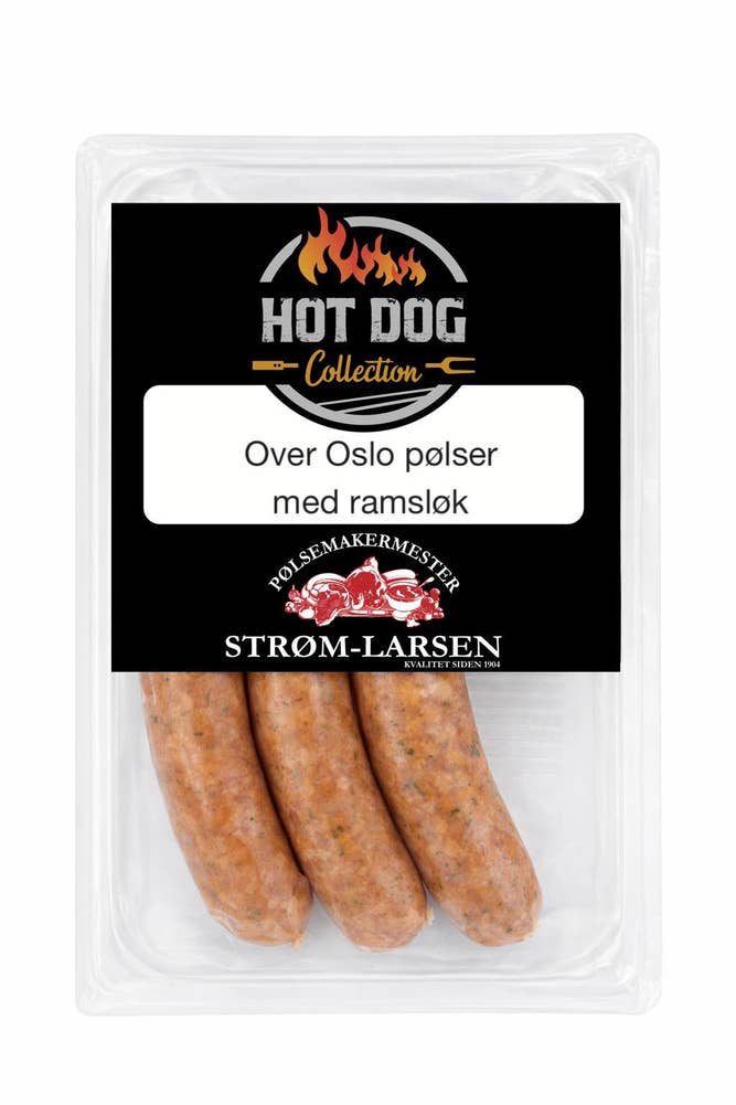 Strøm-Larsen AS Over Oslo pølser med ramsløk Norgesmester 2020