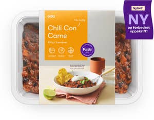 Fiks ferdig Chili con Carne med Purply 2 porsjoner