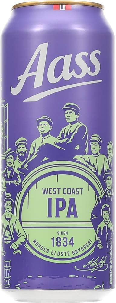 Aass Bryggeri West Coast IPA 4 x 0,5 l