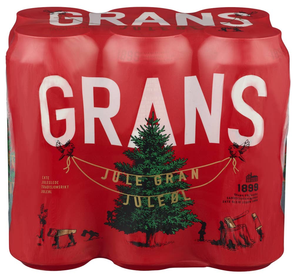 Grans Juleøl 6 x 0,5 liter