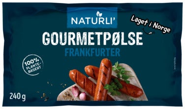 Naturli Naturli' Gourmetpølser 3 stk