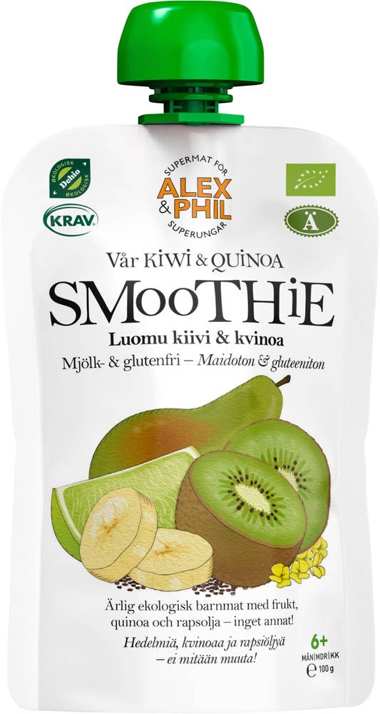 Alex&Phil Barnemat Alex&Phil Kiwi- og quinoasmoothie