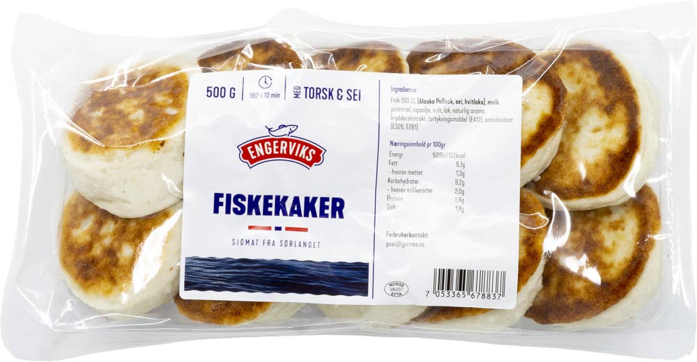 Engerviks Fiskekaker 50% Vår Laveste Pris