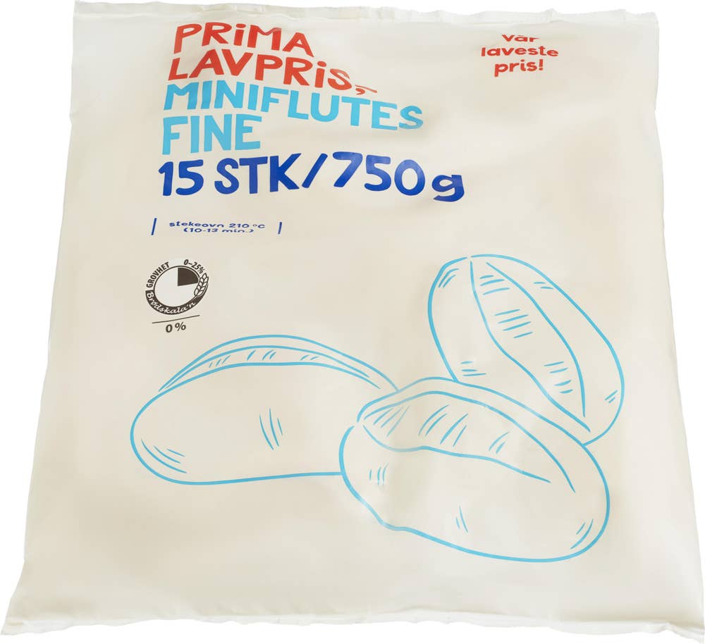 Prima Lavpris Miniflutes Fine 15 stk