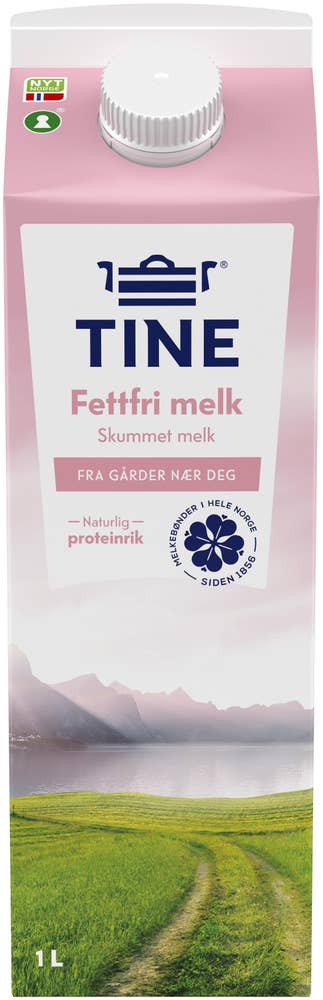 Tine Fettfri Melk Skummet 0,1% fett