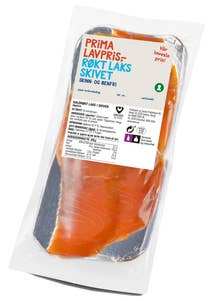 Prima Lavpris Skivet røkt laks
