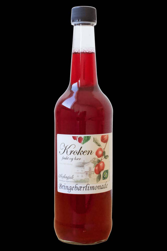 Kroken Frukt og Bær Økologisk Bringebærlimonade