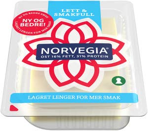 TINE Norvegia lett Skivet, 16% fett