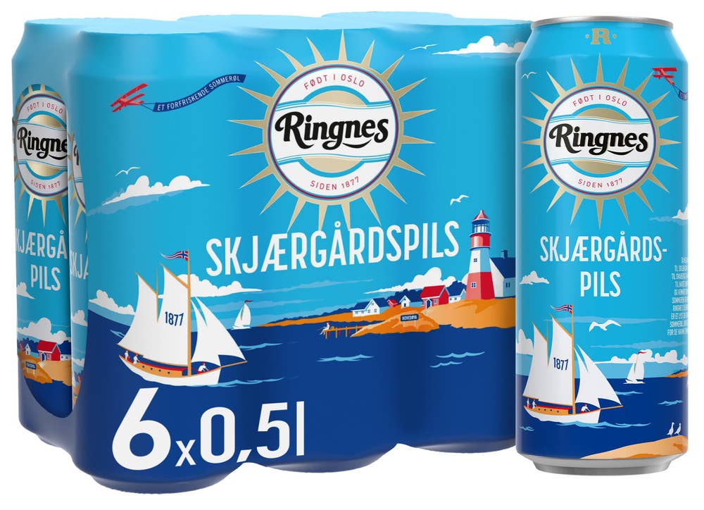 Ringnes Skjærgårdspils 6x0,5L