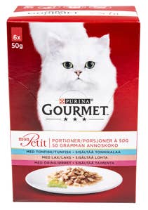Purina Gourmet Mon Petit fisk 6x50g