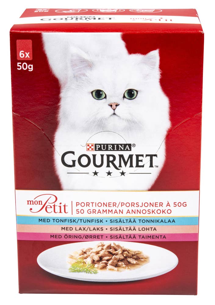 Purina Gourmet Mon Petit fisk 6x50g