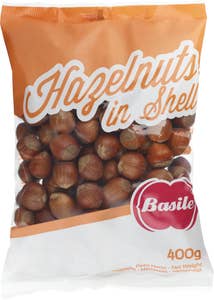 Hasselnøtter med Skall