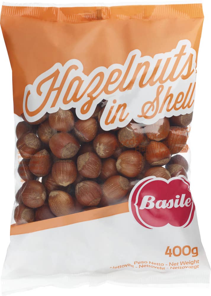 Hasselnøtter med Skall