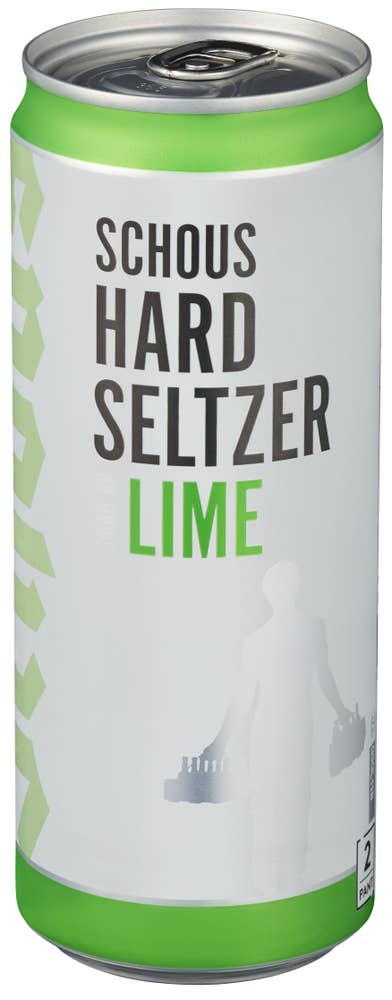 Schous Pils Hard seltzer lime